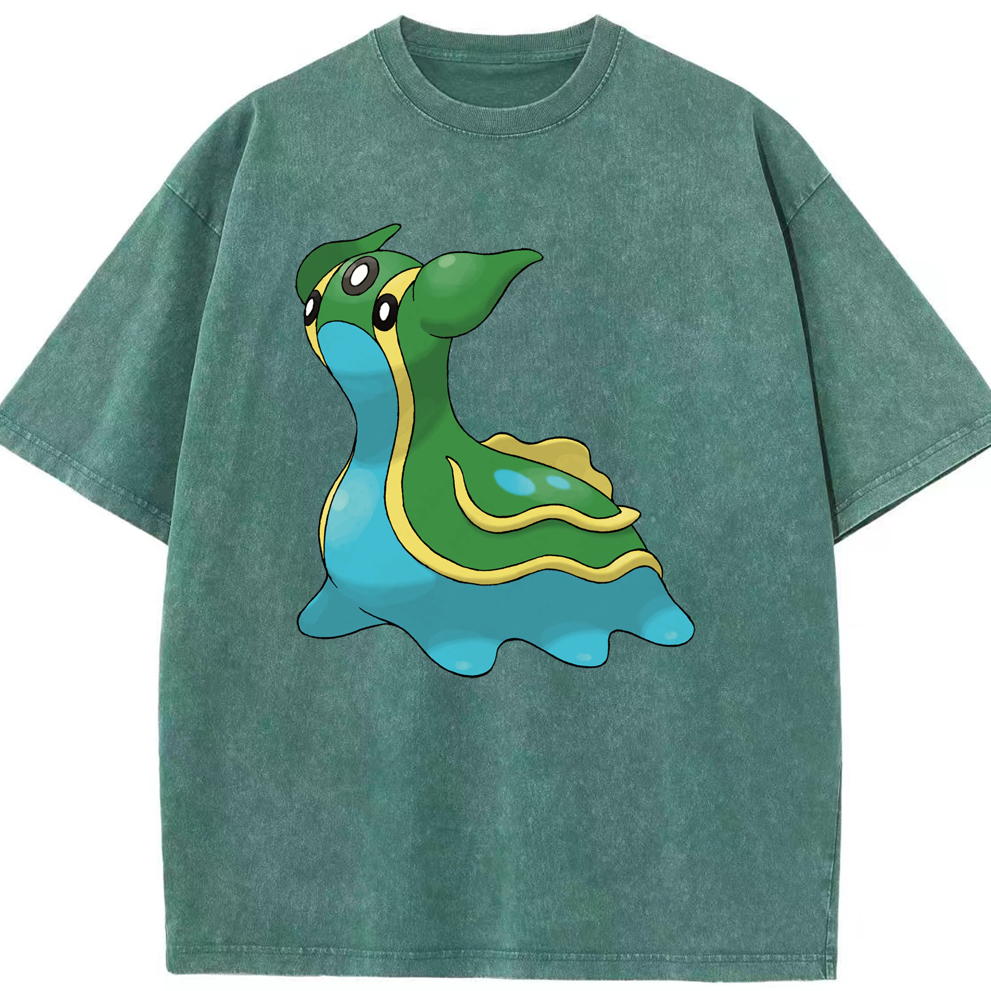 （画像用） ポケットモンスター Pokémon 綿100% ヴィンテージ風 半袖Tシャツ（フロントプリント）